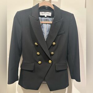 Veronica Beard Empire Double Breasted Dickey Jacket